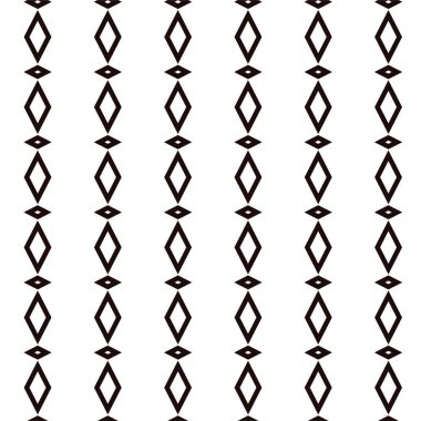 Geometrik soyut dikişsiz desen, vektör illüstrasyonu