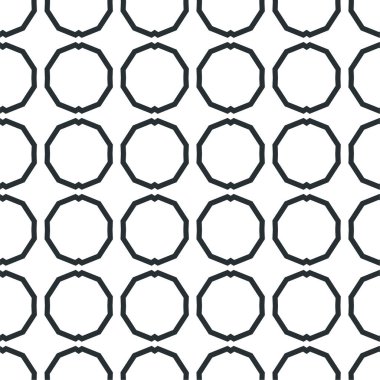 soyut geometrik dikişsiz desen, vektör illüstrasyonu