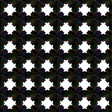 Geometrik yinelenen süs vektör deseni. Kusursuz tasarım dokusu 