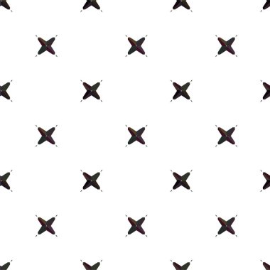 Süslü, soyut, dikişsiz desen, vektör illüstrasyonu