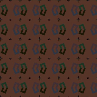 Geometrik soyut dikişsiz desen, vektör illüstrasyonu