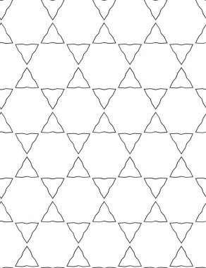 Süslü, soyut, dikişsiz desen, vektör illüstrasyonu