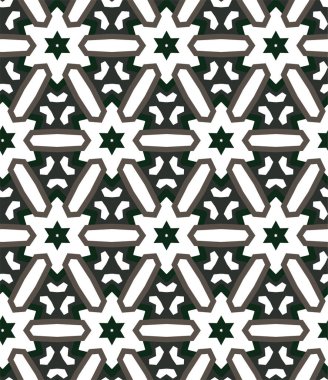 Geometrik soyut dikişsiz desen, vektör illüstrasyonu