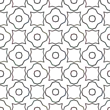 soyut geometrik dikişsiz desen, vektör illüstrasyonu