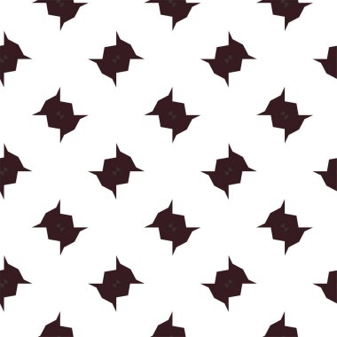 Süslü, soyut, dikişsiz desen, vektör illüstrasyonu