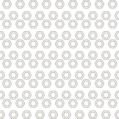 soyut geometrik dikişsiz desen, vektör illüstrasyonu