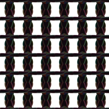 Geometrik soyut dikişsiz desen, vektör illüstrasyonu