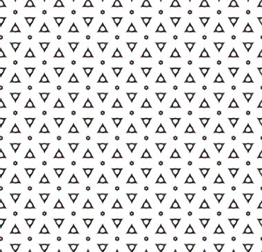 Süslü, soyut, dikişsiz desen, vektör illüstrasyonu