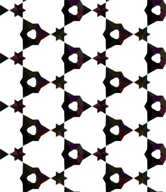 soyut geometrik dikişsiz desen, vektör illüstrasyonu