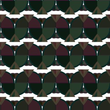 Geometrik soyut dikişsiz desen, vektör illüstrasyonu