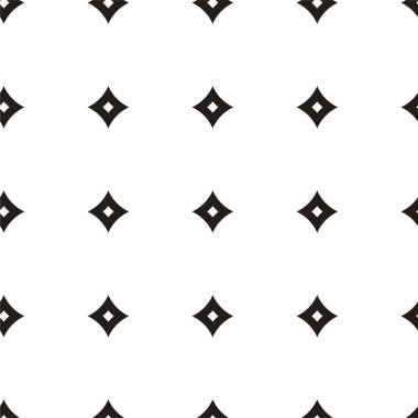 Süslü, soyut, dikişsiz desen, vektör illüstrasyonu