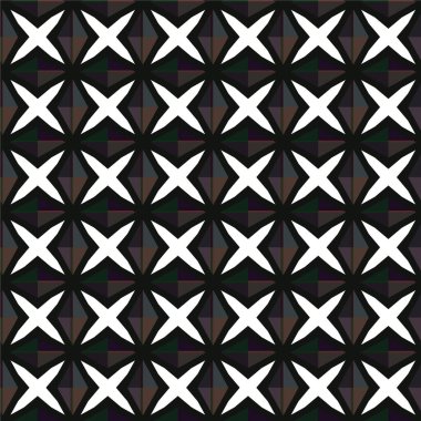 soyut geometrik dikişsiz desen, vektör illüstrasyonu