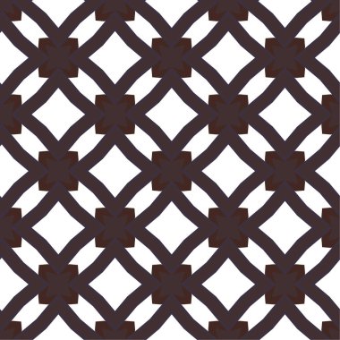 Geometrik soyut dikişsiz desen, vektör illüstrasyonu