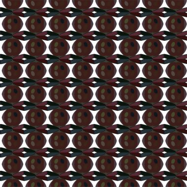 Geometrik soyut dikişsiz desen, vektör illüstrasyonu