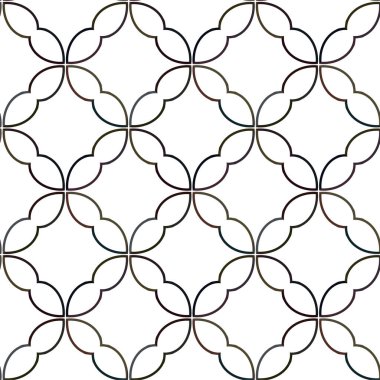 Geometrik soyut dikişsiz desen, vektör illüstrasyonu