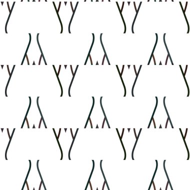 Geometrik soyut dikişsiz desen, vektör illüstrasyonu