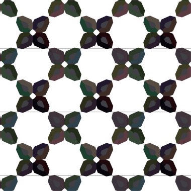 Geometrik soyut dikişsiz desen, vektör illüstrasyonu