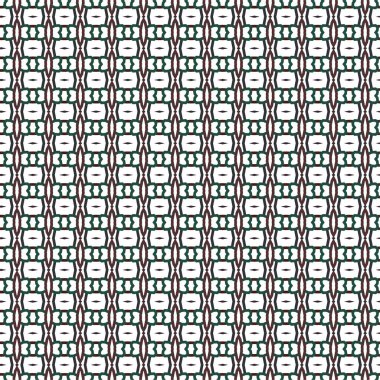 Geometrik soyut dikişsiz desen, vektör illüstrasyonu