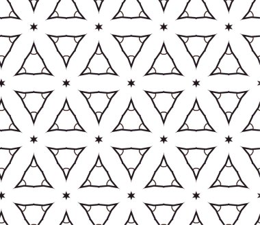 soyut geometrik dikişsiz desen, vektör illüstrasyonu