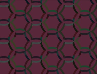 Soyut geometrik dikişsiz desensiz vektör çizimi 