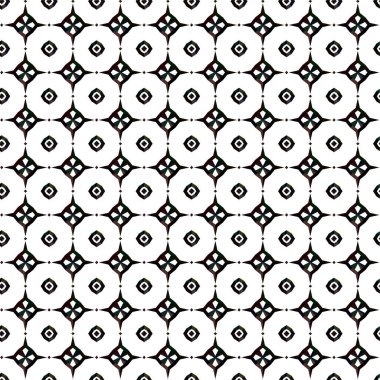 soyut geometrik dikişsiz desen, vektör illüstrasyonu