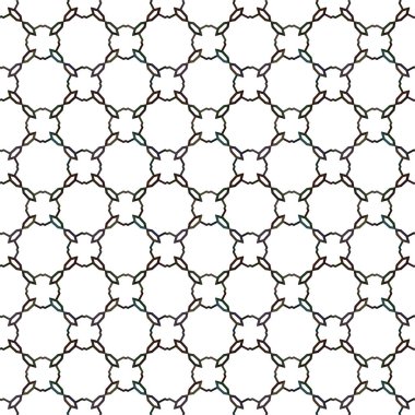 Geometrik soyut dikişsiz desen, vektör illüstrasyonu