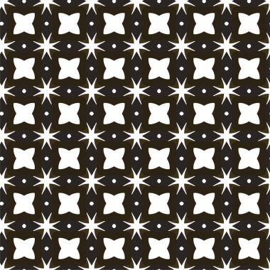 Geometrik soyut dikişsiz desen, vektör illüstrasyonu