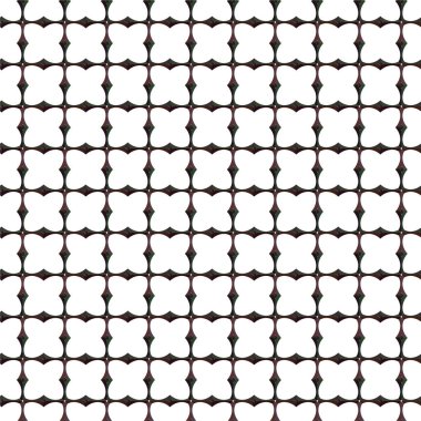 Geometrik soyut dikişsiz desen, vektör illüstrasyonu