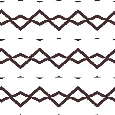Geometrik soyut dikişsiz desen, vektör illüstrasyonu