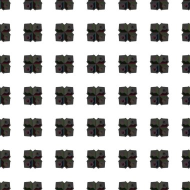Geometrik soyut dikişsiz desen, vektör illüstrasyonu