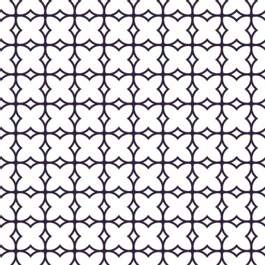 Geometrik soyut dikişsiz desen, vektör illüstrasyonu