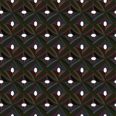 Geometrik soyut dikişsiz desen, vektör illüstrasyonu