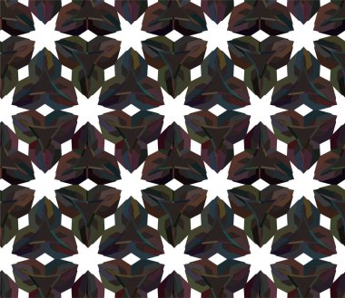 soyut geometrik dikişsiz desen, vektör illüstrasyonu