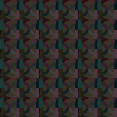 Geometrik soyut dikişsiz desen, vektör illüstrasyonu