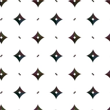Geometrik soyut dikişsiz desen, vektör illüstrasyonu
