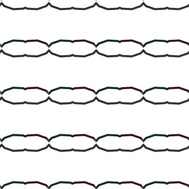 Süslü, soyut, dikişsiz desen, vektör illüstrasyonu