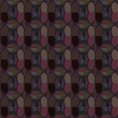 Geometrik soyut dikişsiz desen, vektör illüstrasyonu