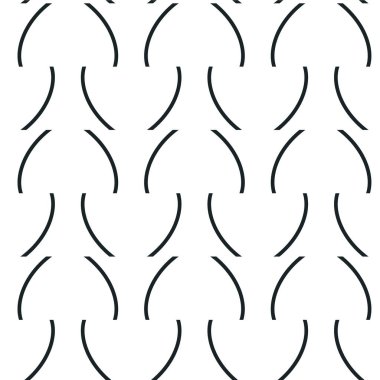 Geometrik soyut dikişsiz desen, vektör illüstrasyonu