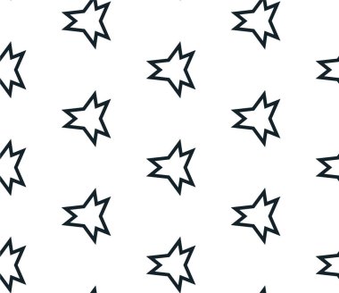 Geometrik soyut dikişsiz desen, vektör illüstrasyonu