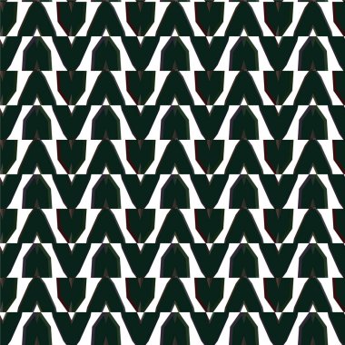 Geometrik soyut dikişsiz desen, vektör illüstrasyonu