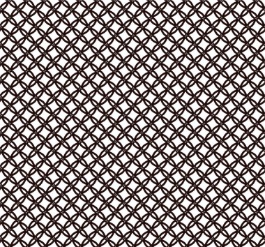 Geometrik soyut dikişsiz desen, vektör illüstrasyonu