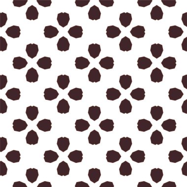 soyut geometrik dikişsiz desen, vektör illüstrasyonu