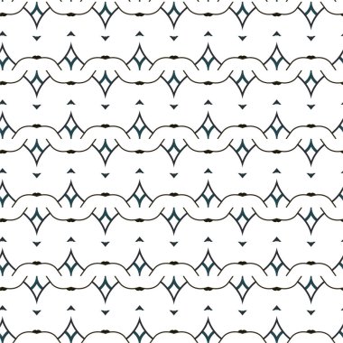 soyut geometrik dikişsiz desen, vektör illüstrasyonu
