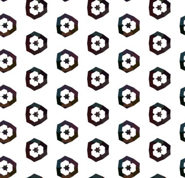 soyut geometrik dikişsiz desen, vektör illüstrasyonu 