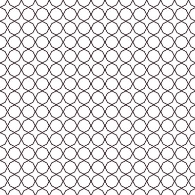 Geometrik soyut dikişsiz desen, vektör illüstrasyonu