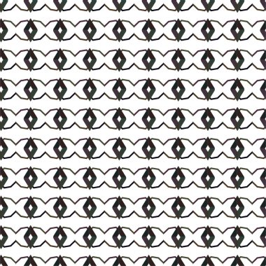 Geometrik soyut dikişsiz desen, vektör illüstrasyonu