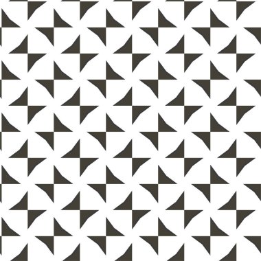 Geometrik soyut dikişsiz desen, vektör illüstrasyonu