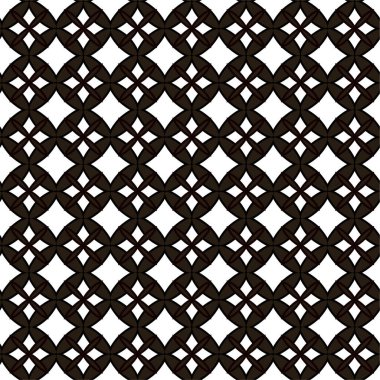 Geometrik soyut dikişsiz desen, vektör illüstrasyonu