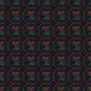 soyut geometrik dikişsiz desen, vektör illüstrasyonu