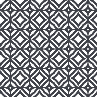 Geometrik soyut dikişsiz desen, vektör illüstrasyonu